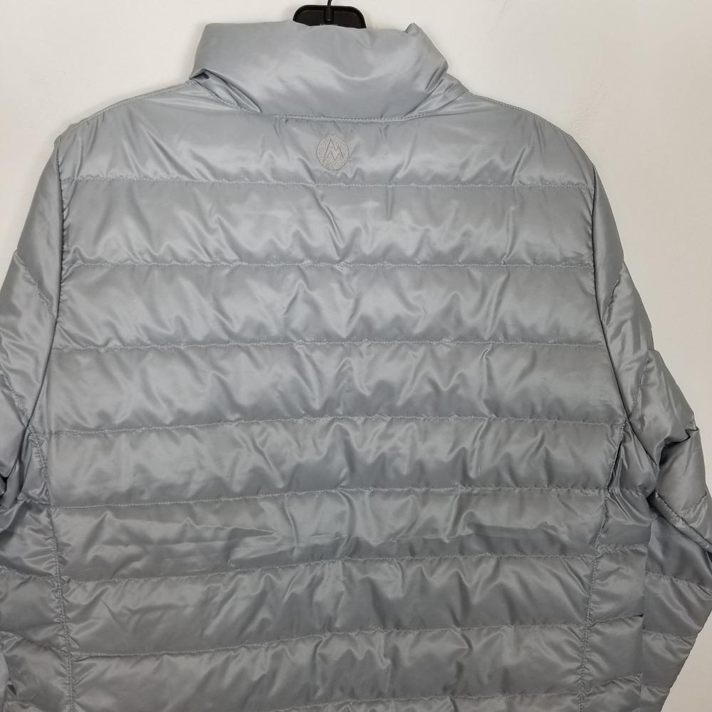 Marmot Women Jena Down Jacket 700 Fill Power Sz XL Gray Puffer Zip Up Warm - Picture 7 of 16